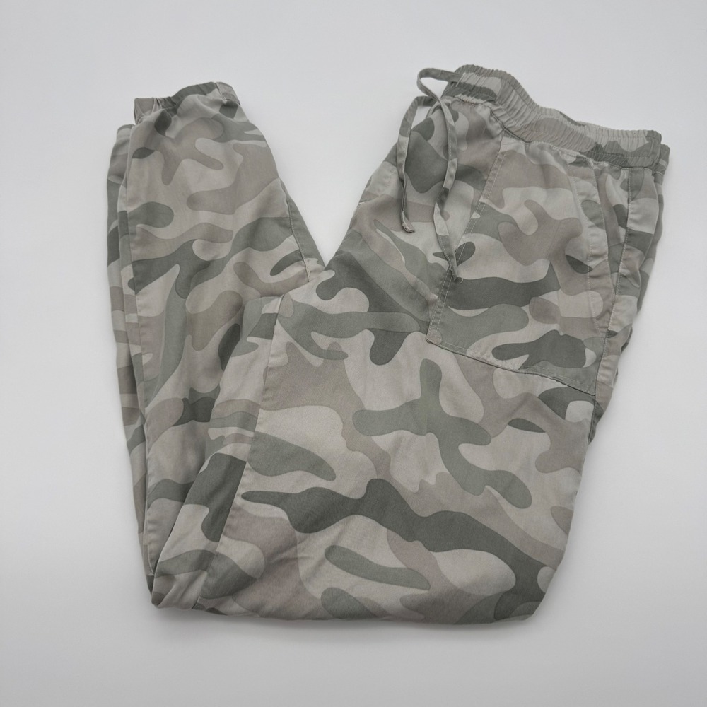 Thread & Supply Camo Jogger's Green Tencel Womens Large